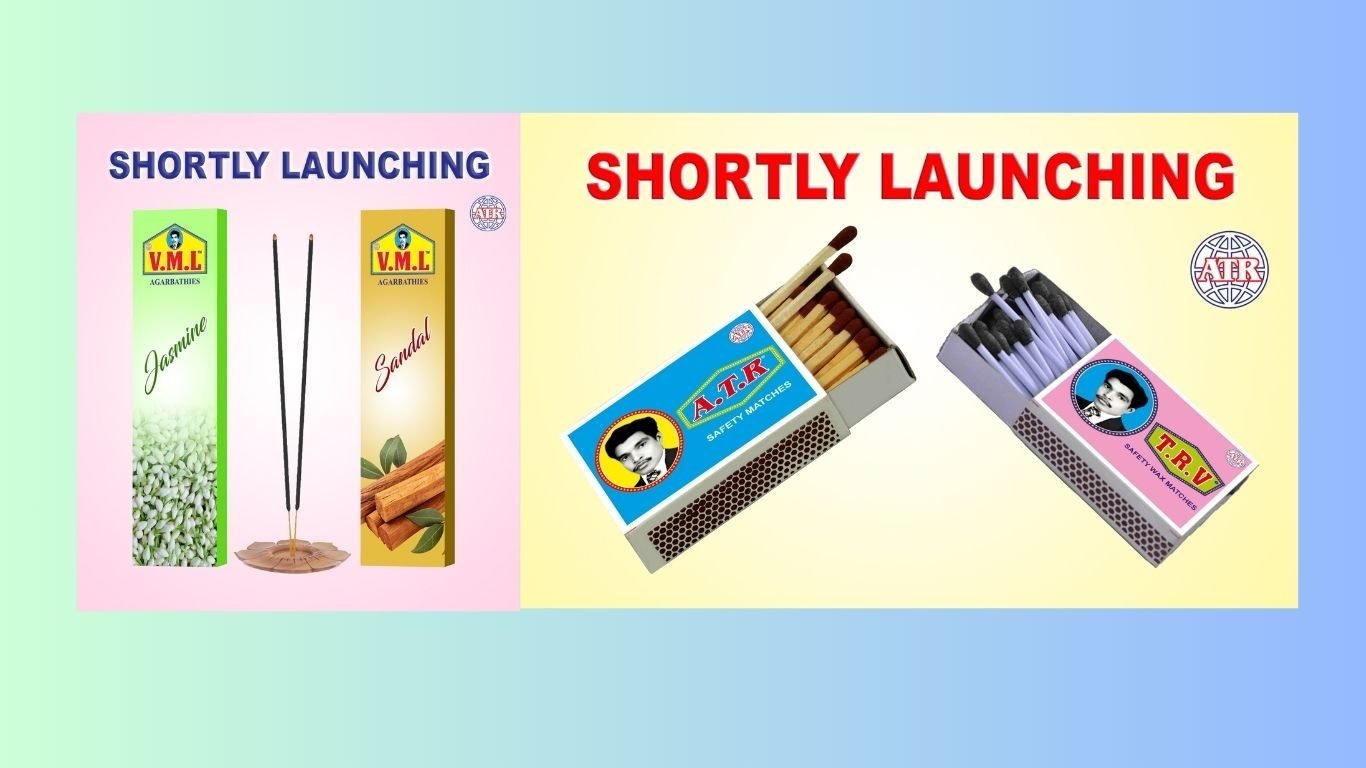 Shortly launching – agarbathies and match boxes